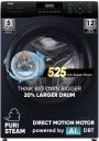 [Extra ₹7500 OFF] Haier EFL80-IM12IBIEBK 8 kg AI with Inverter Motor, Puristeam and Refresh Function, Fully Automatic Front Load Washing Machine...