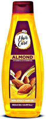 HAIR & CARE Almond Vitamin E & B5 Reduces Hair Fall Oil - 500ml