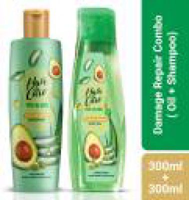HAIR & CARE Pro Blend Damage Repair Combo | 300ml Shampoo + 300ml Oil |Avocado & Olive Oil (2 Items in the set)