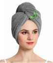 Hair Drying Towel with Designed Patch on it Set of 2...