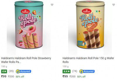 Haldiram S Wafers And Waffle 50% Off