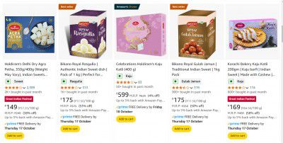 Haldiram Ssweets 50% t0 60% Off
