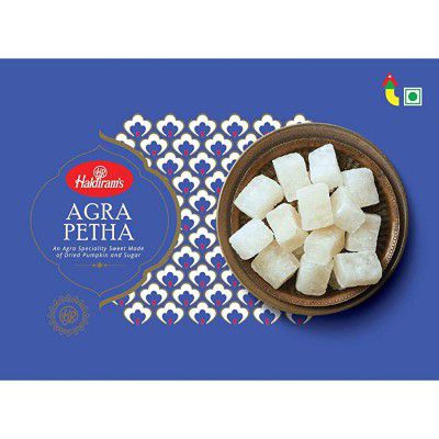 Haldiram's Dry Agra Petha, 350g/400g (Weight May Vary), Indian Sweets Diwali Gift Pack