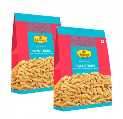 Haldirams Nagpur SOYA Sticks, 400 g (200 g x Pack of 2)