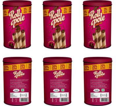 Haldiram's Roll Pole Wafer Rolls (3 x 180 g)