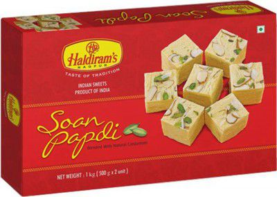 Haldirams Soan Papdi (Pack of 1) Box  (1 kg)