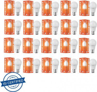 HALONIX 10 W Round B22 LED Bulb (White, Pack of 20)