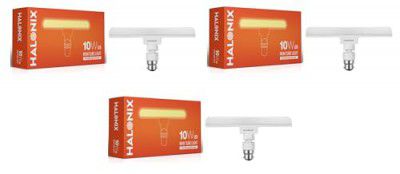 Halonix 10 Watts B22d LED bulb Mini tube Light| Color- Yellow | Pack of 3