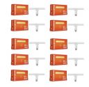 Halonix 10 Watts B22d LED bulb Mini tube Light| Color- Yellow | Pack of 10...