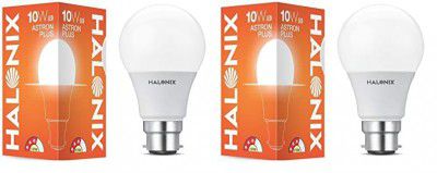 Halonix 10W Cool Day Light LED Light, Pack of 2, (F5BMM030040000000 PK1) b22d