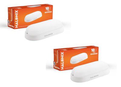 Halonix 10W wall Lamp LED Oval Shape Outdoor Bulkhead | Outdoor light waterproof IP65