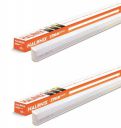 Halonix 10W White 2 ft tubelight Streak square led batten Pack of 2 | led tube light for home | Bright & Energy Efficient Tubelight for Home |...