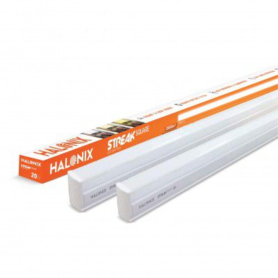 Halonix 20W LED Cool White Batten, Pack of 2, (Streak Squar)