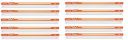 Halonix 22-watt LED Batten/Tubelight | Streak square 4-ft LED Batten Cool Day Light, Pack of 10...