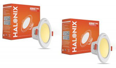 Halonix 3W 2700K Warm White Junction box led downlighter  |Pack of 2, Warm