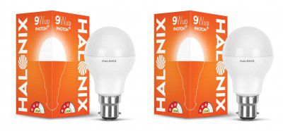 Halonix 9W B22 LED Cool Day Light Bulb, Pack of 2
