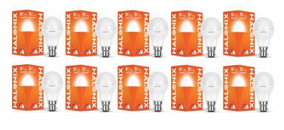 Halonix 9W B22 LED Cool White Bulb | Pack of 10