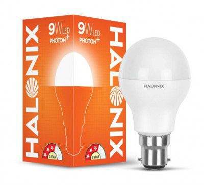 Halonix 9W LED Light Bulb | Yellow (3000K) | Pack of 6