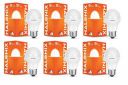 Halonix Astron Plus Base E27 9-Watt LED Bulb (Pack of 6, Warm White)...