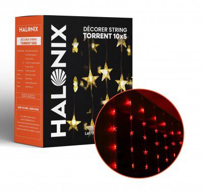 Halonix Decorer Torrent 10 x 5 Bright Led String Light (Yellow, 4 Meters, Pack 1)