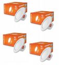 Halonix Kornet 5.5-Watt Junction Box Warm White Led Downlighter| Cut Out- 3 inch | Surge Protection - Upto 4 KV (Pack of 4, Yellow)...