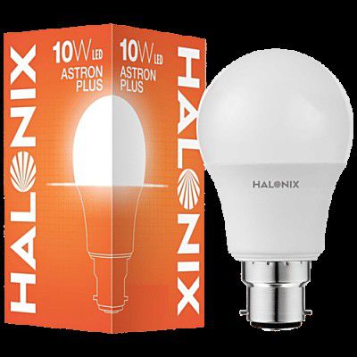 Halonix LED Bulb - Astron Plus 10W With B22 Base, Cool Day Light, White, 1 pc