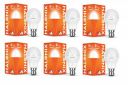 Halonix Photon Plus Base B22 9-Watt LED Bulb (Pack of 6, Cool Day Light)...