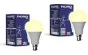 Halonix Yellow 10 Watt B22 Radar Motion Sensor LED Bulb (Auto Off Auto On) - Pack of 2, Yellow....