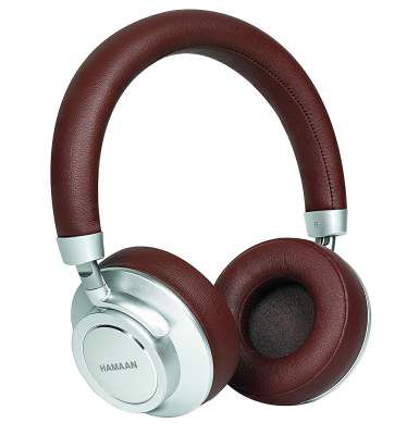 Hamaan H-30 Super Bass Wireless Bluetooth On-Ear Headphone (Brown)