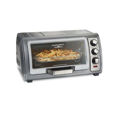 Hamilton Beach 16L Easy Reach Sure-Crisp Airfryer Oven Toaster Grill