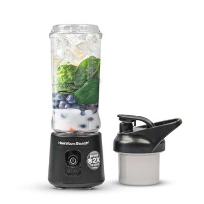 Hamilton Beach Portable Blender with Sipper Lid and Blade Guard, Portable Juicer