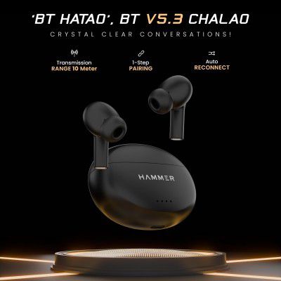 HAMMER Mini Pods True Wireless Earbuds - (Black)