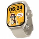 HAMMER Polar 2.01" IPS Always on Display, Advanced Bluetooth Calling Smart Watch, Dual Mode, Voice Assistant, Rotating Crown, Sleek Desgin, Sports Modes, 500 Nits Brightness, 240x296 PX (Ice Grey)...