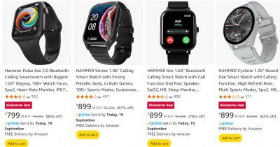 Hammer Smartwatches Starts @799
