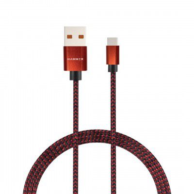 Hammer Unbreakable 3.1A Fast Charging Braided Type C Cable – 1 Meter