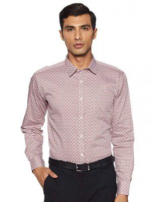 Hammersmith Mens Printed Regular Fit Formal Shirt