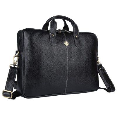 HAMMONDS FLYCATCHER Genuine Leather Laptop Bag for Men