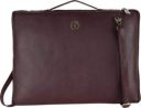 Hammonds Flycatcher Genuine leather Redwood Brown laptop Messenger bag (Maroon, 14 inch)...