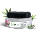 Hampa Hemp Hydra Night Cream with HydraElixir, Complete Skin Nourishment for Hydrated and Radiant Skin, with Hemp, PalmRosa, Chamomile, Red Algae Extract & Niacinamide, 50 ml...