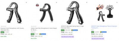 Hand Grips Upto 86% Off | Starting Rs.71