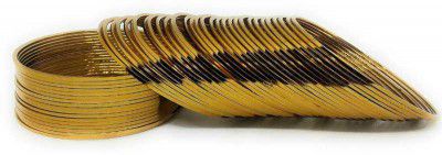 hand kkrafts  Metal Gold-plated Bangle Set (Pack of 48)
