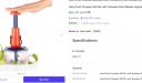 Hand Push Chopper 650 ML with Stainless Steel Blades...