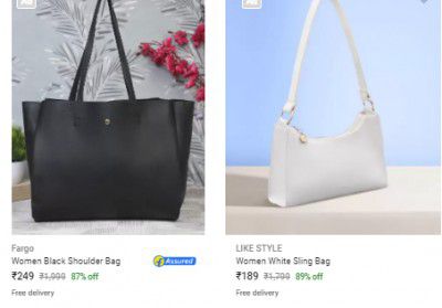 Handbags & Clutches Upto 91% Off