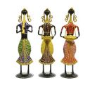 Ramani Handicraft Musician Dolls, Antique Rajasthani Indian Old Cultural Orchestra Band, Women with Instrument, Showpiece, figurine, Table Decor, Living Room, Dining...