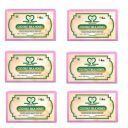 Handmade Coconut Milk & Honey Soap (Pack of 6 x 125g)...