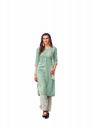 Haneet Collections Womens Long Embroidered Kurti with Plazzo, Rayon Kurti with Plazzo for Women...