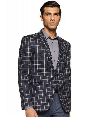 Hang & Wear Mens Notch Lapel Slim Blazer