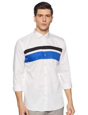 Hang & Wear Men's Striped Slim Fit Casual Shirt