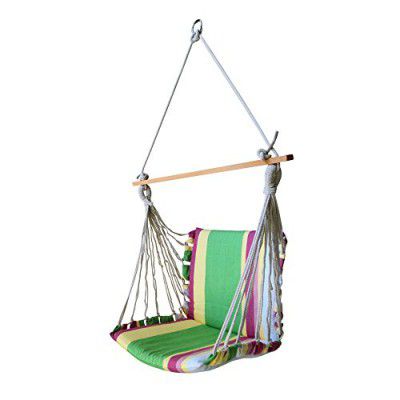 Hangit Cotton Swing Chair (Multicolor, 50 Centimeters)