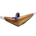 Hangit Fabric Cotton Hammock (Green Stripes, 396 Centimeters)...